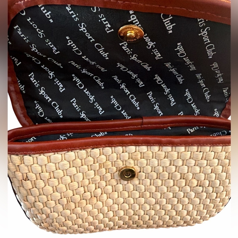 Chic Cream and Brown Crossbody Bag - Picture 2 of 3